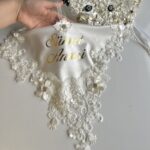 Çiçek Dantelli Üç boyutlu Anne Mendili